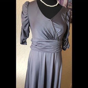 Gray cocktail dress